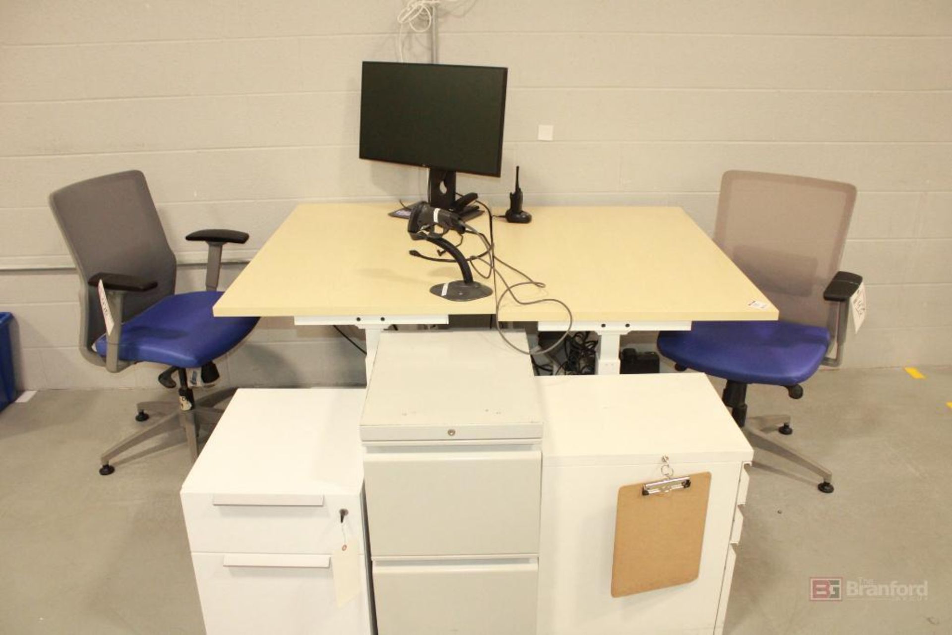 (2) Teknion Adjustable Standing Desk