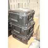 (3) SKB Cases with Tripp-Lite Content, Portable IT Equipment