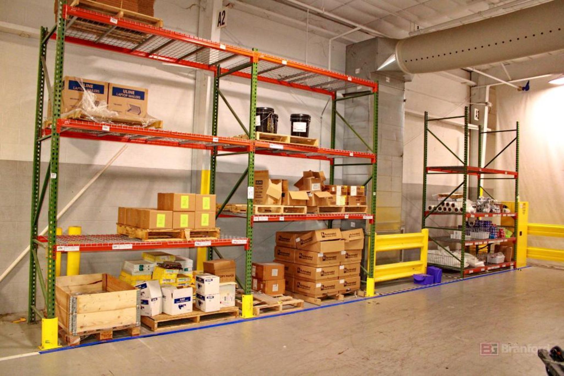Pallet Racks, 12 Ft Tall, Three, 8ft Sections