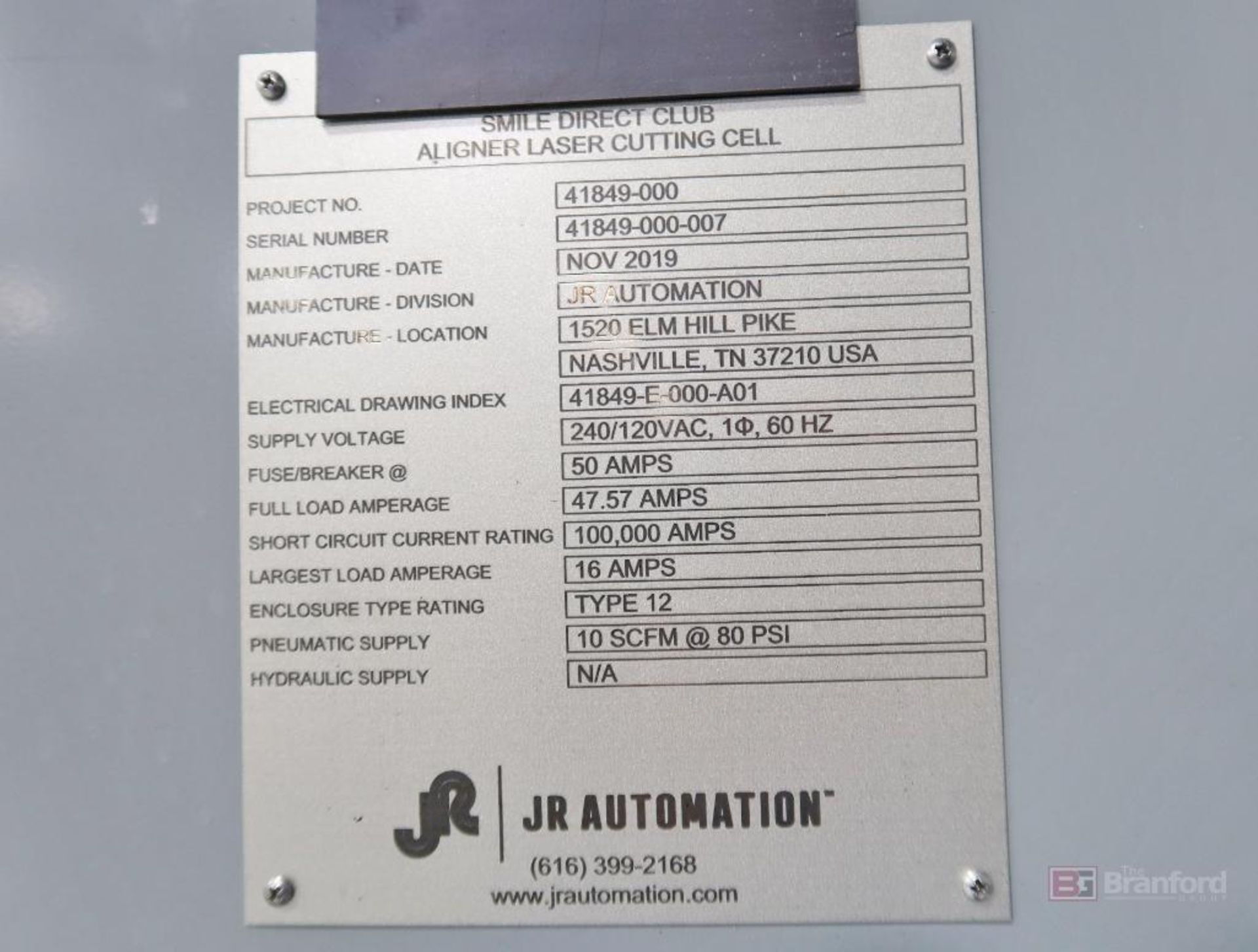 BULK BID: JR Automation Complete Aligner Production / Laser Cutting Line (Line I) (2019) - Image 38 of 40