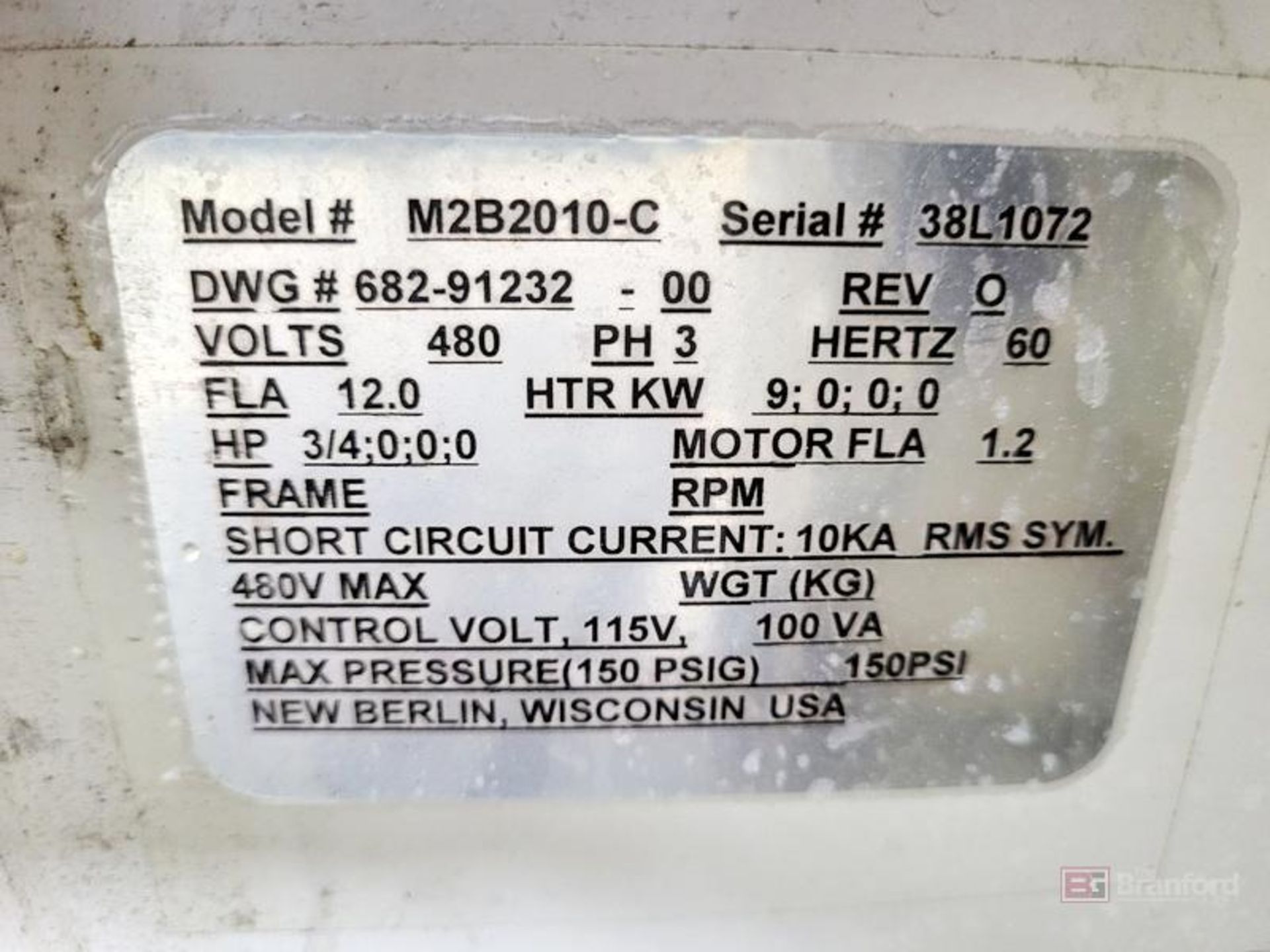 Sterling Model M2B2010-C Temperature Controller - Image 3 of 3