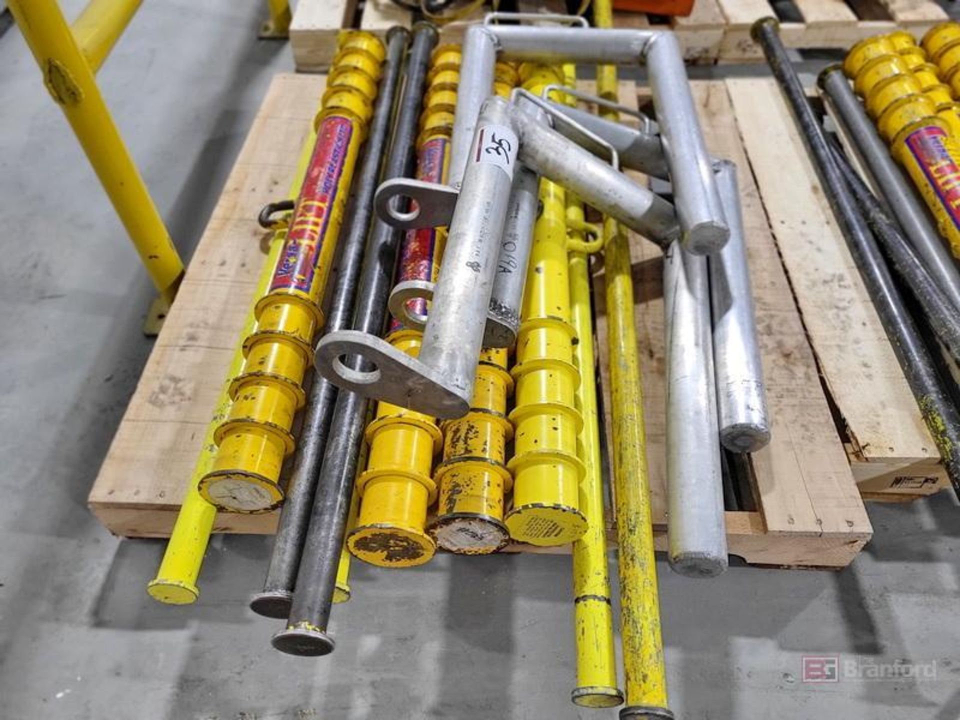 Lot Assorted Roll Lifting Bars - Image 2 of 2