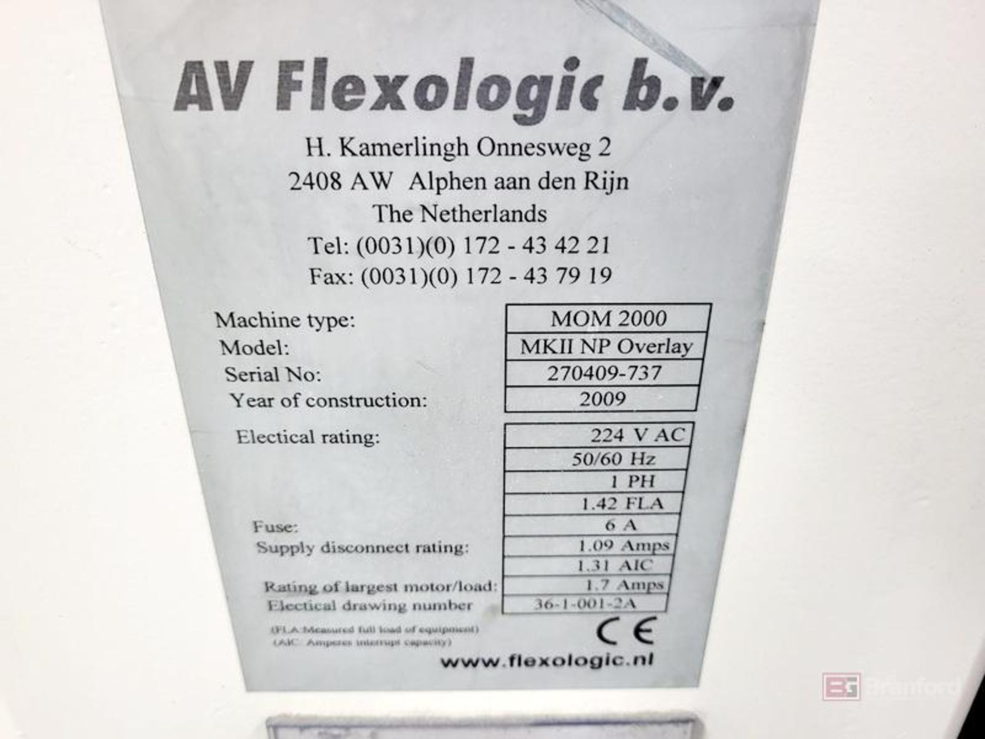 AV Flexologic Mount-O-Matic 2000 Model MKII NP Overlay Plate Mounter - Image 5 of 6