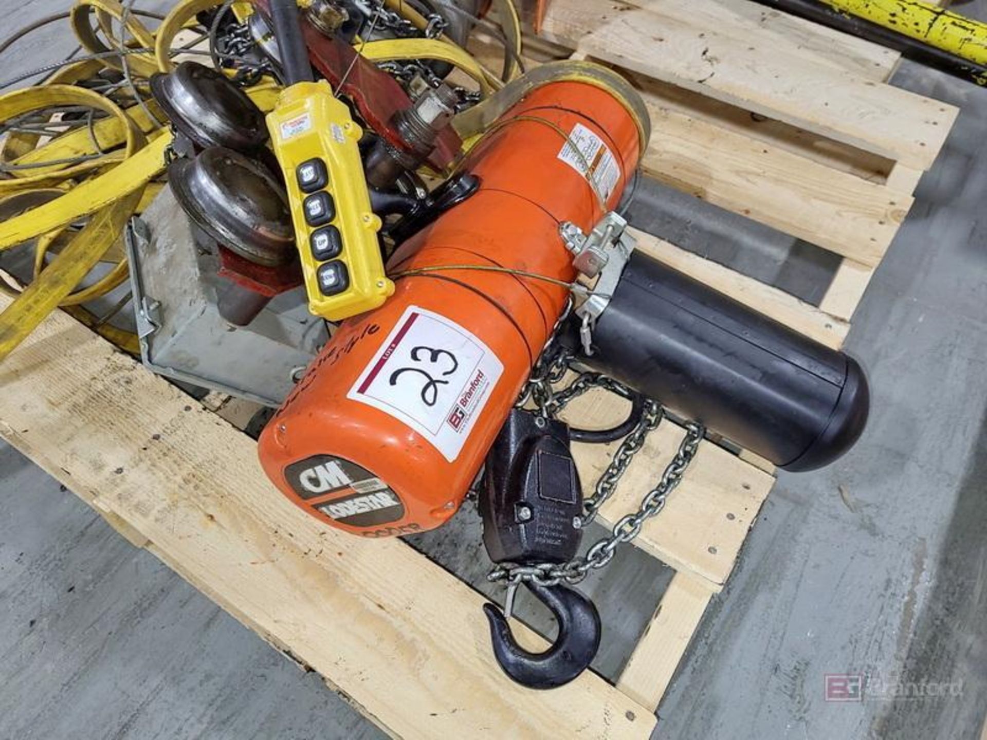 CM Lodestar Model H 1-Ton Electric Chain Hoist - Image 2 of 5