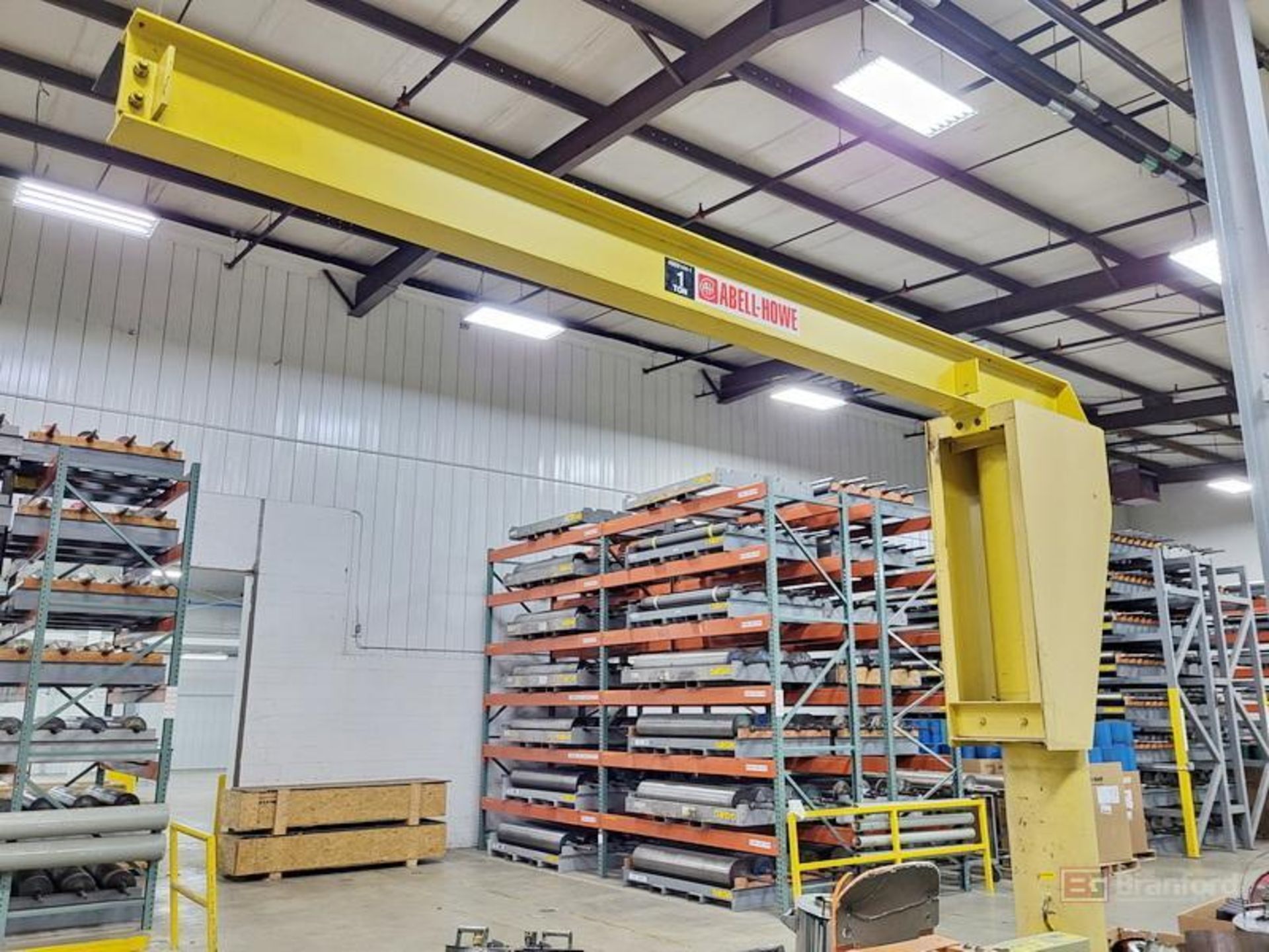 Abell-Howe Model 1-Ton Free Standing Swinging Jib Crane - Image 2 of 4