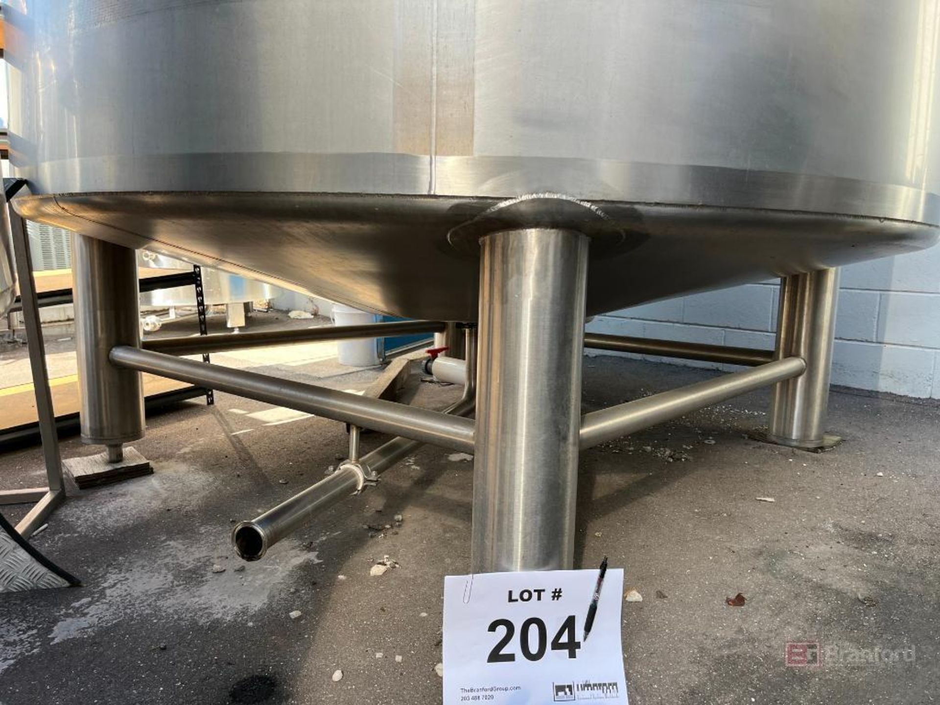 Sprinkman 100-BBL/3100-Gallon Fermenter Tank, (2013) - Image 5 of 6