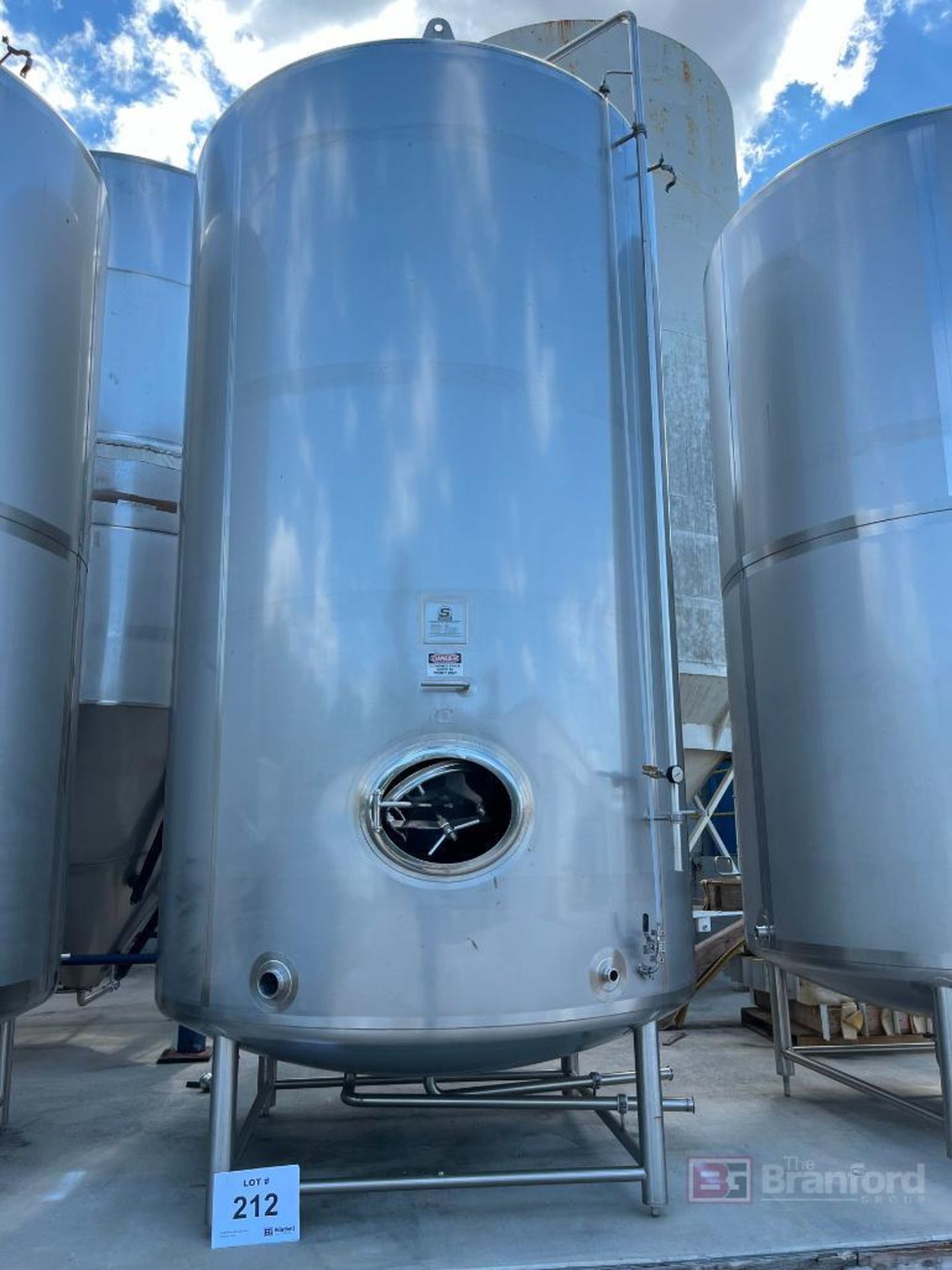 Sprinkman 100-BBL/3100-Gallon Fermenter Tank, (2016)