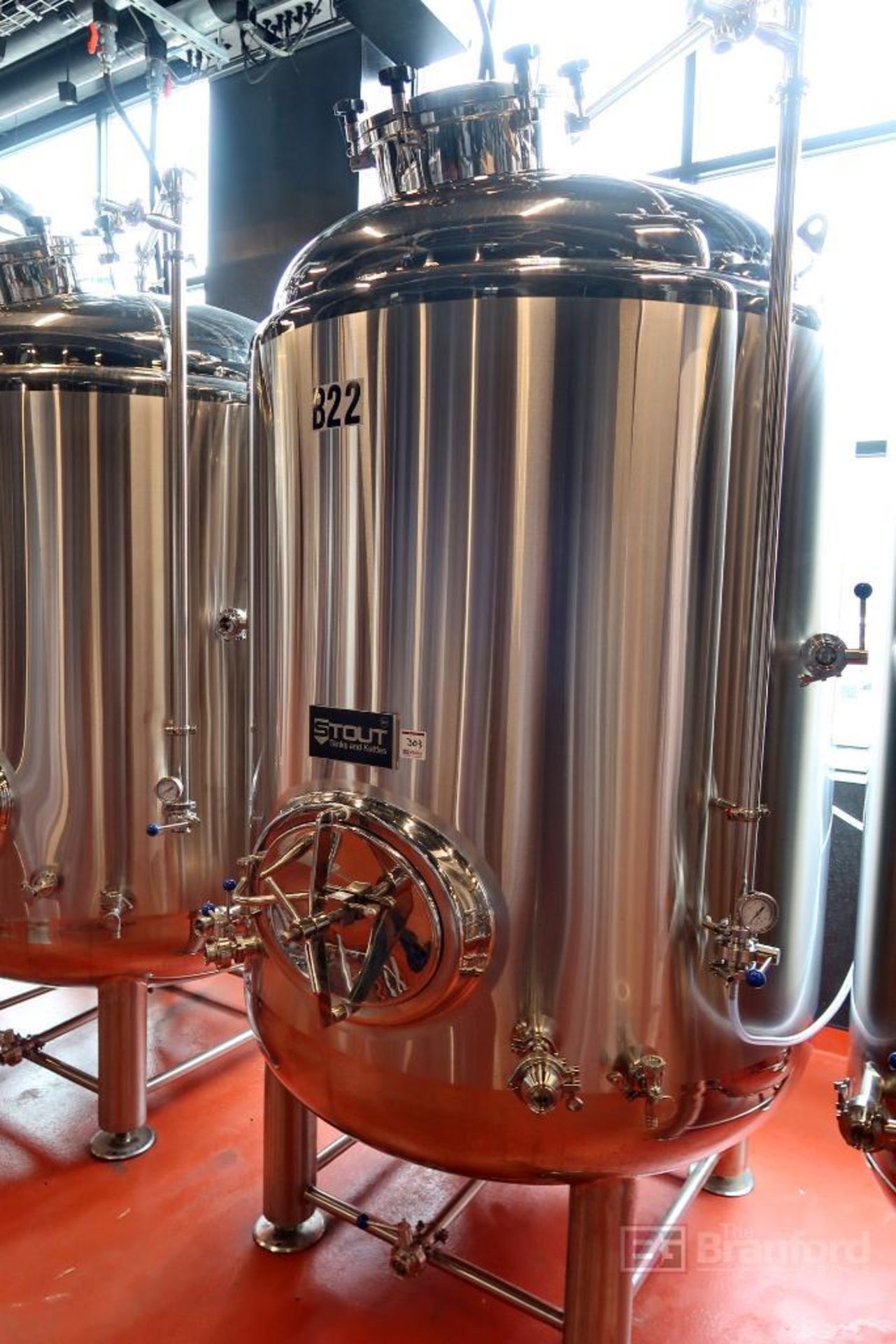 Stout 20-Bbl Jacketed Brite Beer Tank; (2021) - Image 3 of 3