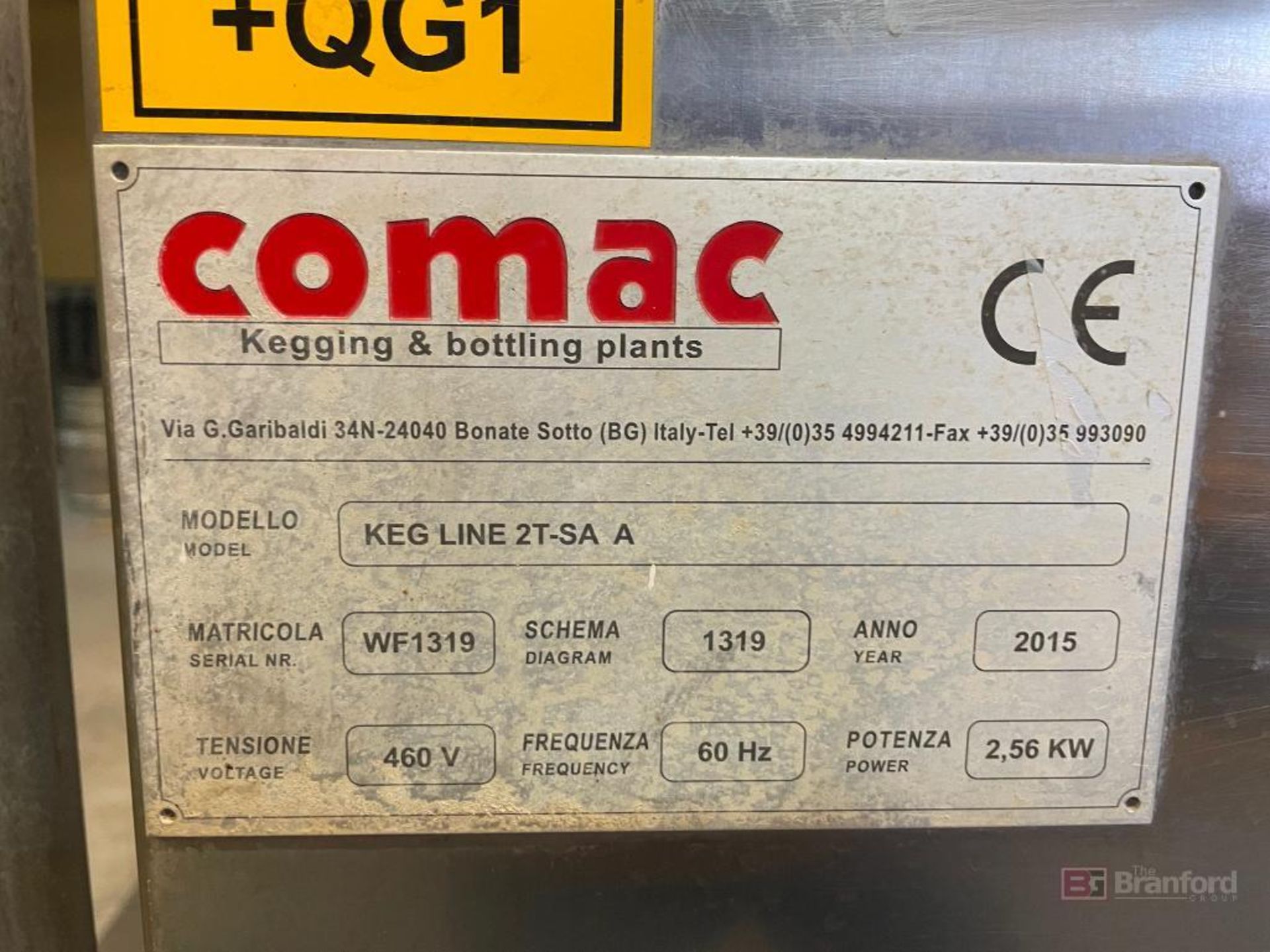 Comac KEG LINE 2T-SA A Keg Washing & Filling Line - Image 20 of 29