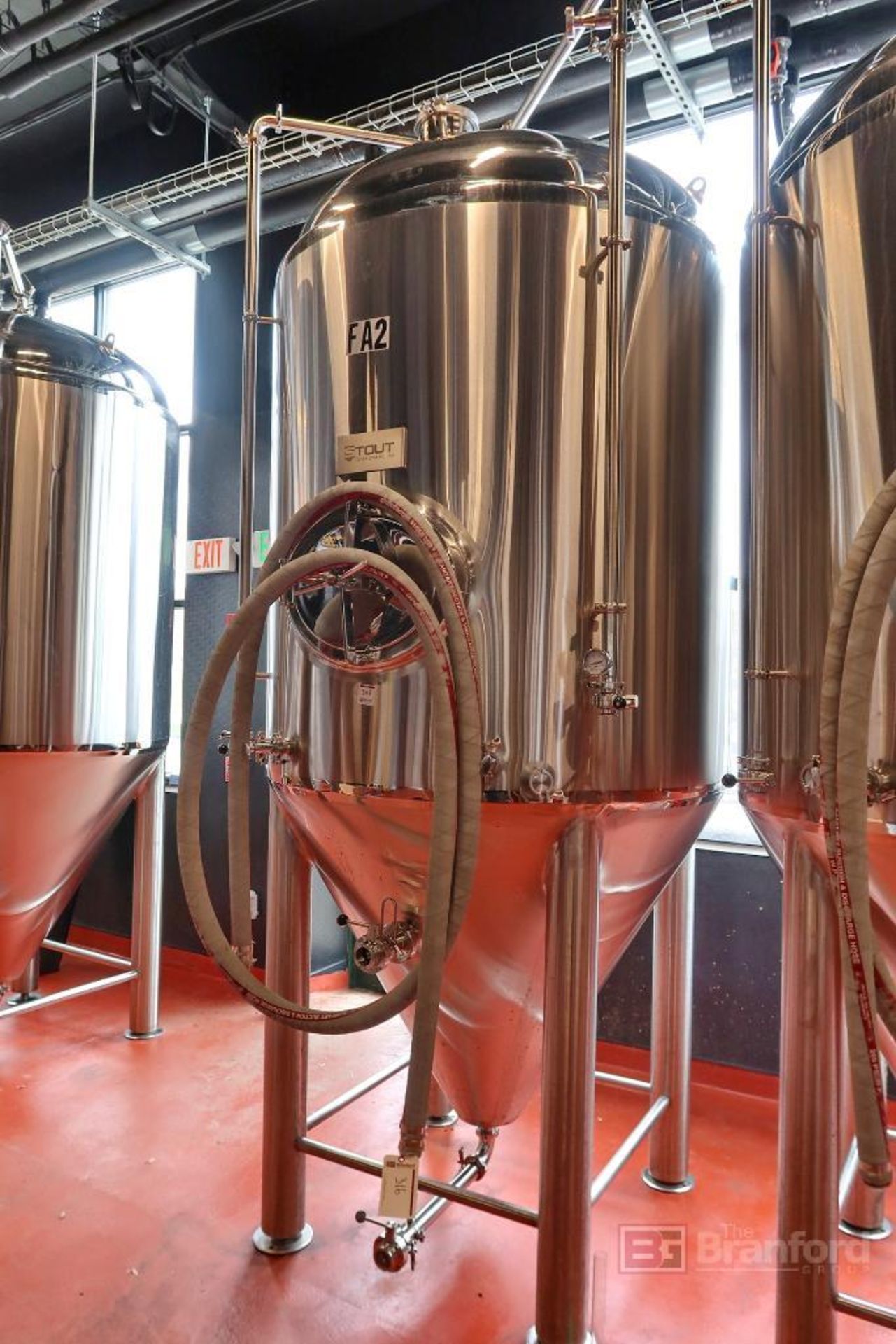 Stout 20-Bbl Jacketed Conical Fermenter Tank