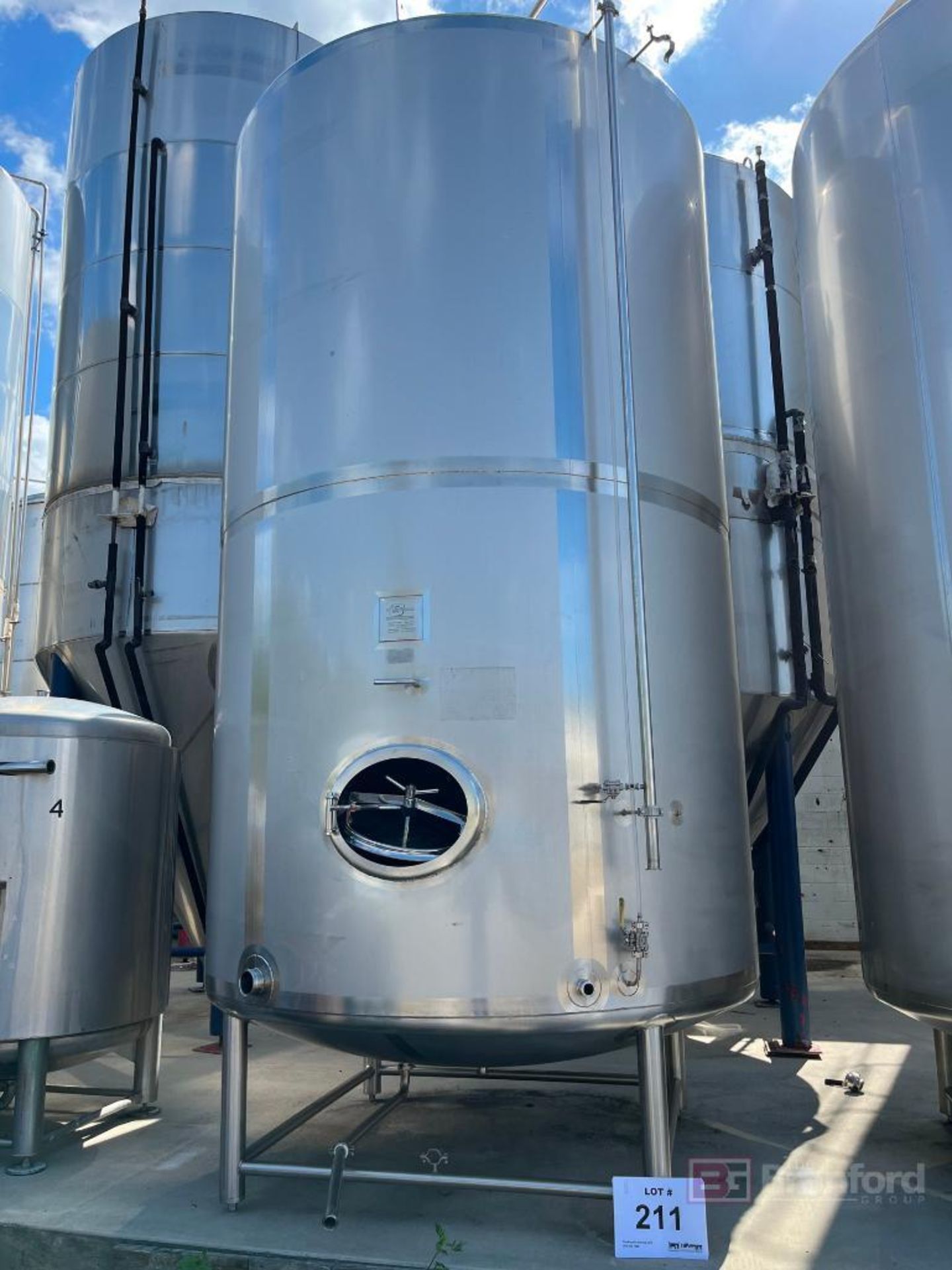 Sprinkman 100-BBL/3100-Gallon Brite Tank, (2013) - Image 2 of 8