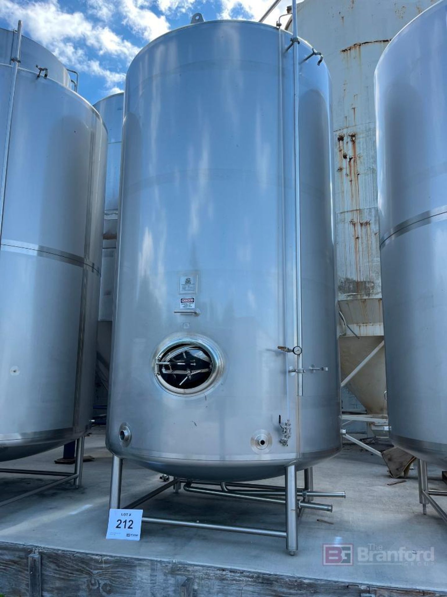 Sprinkman 100-BBL/3100-Gallon Fermenter Tank, (2016) - Image 2 of 8