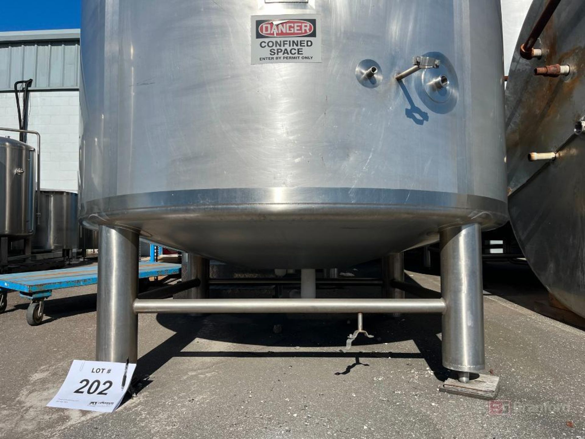 Sprinkman 100-BBL/3100-Gallon Fermenter Tank, (2013) - Image 4 of 9