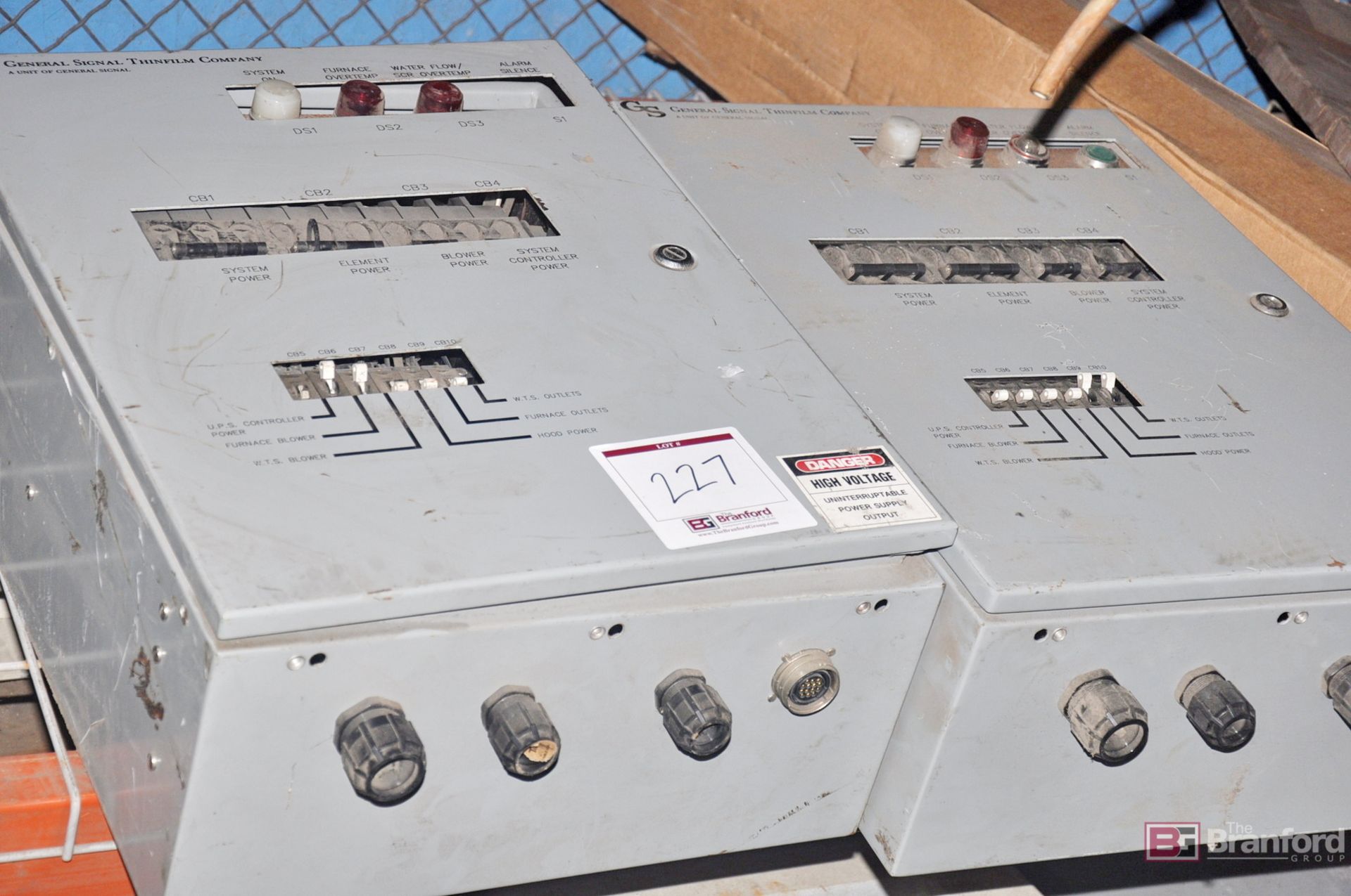 (2) General signal thin film co. high voltage uninterruptible power supply - Image 2 of 2