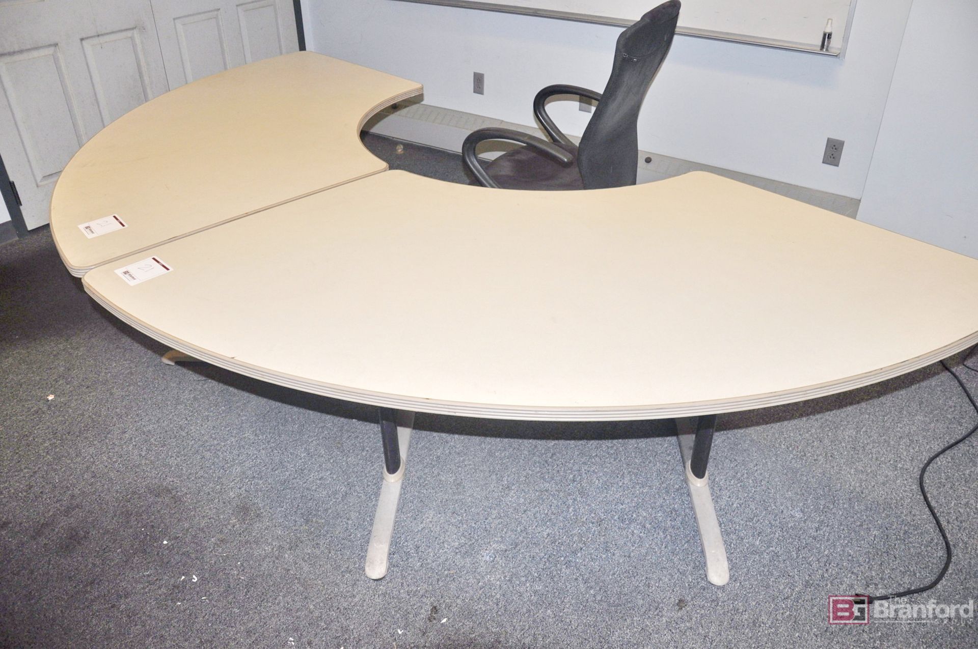 (2) Curved tables - Image 2 of 4