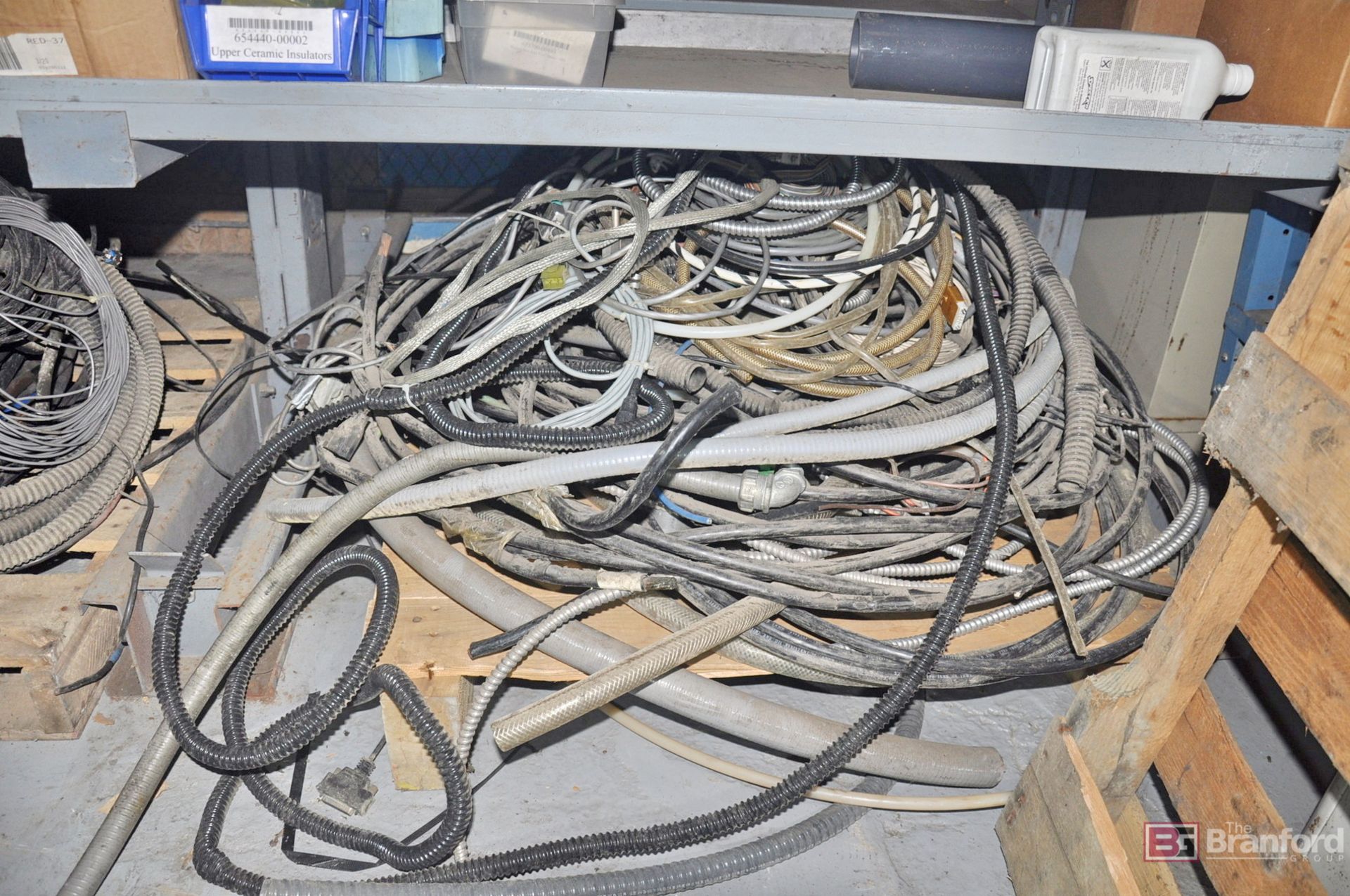 (3) Small skids of assorted wire & hoses - Image 2 of 5