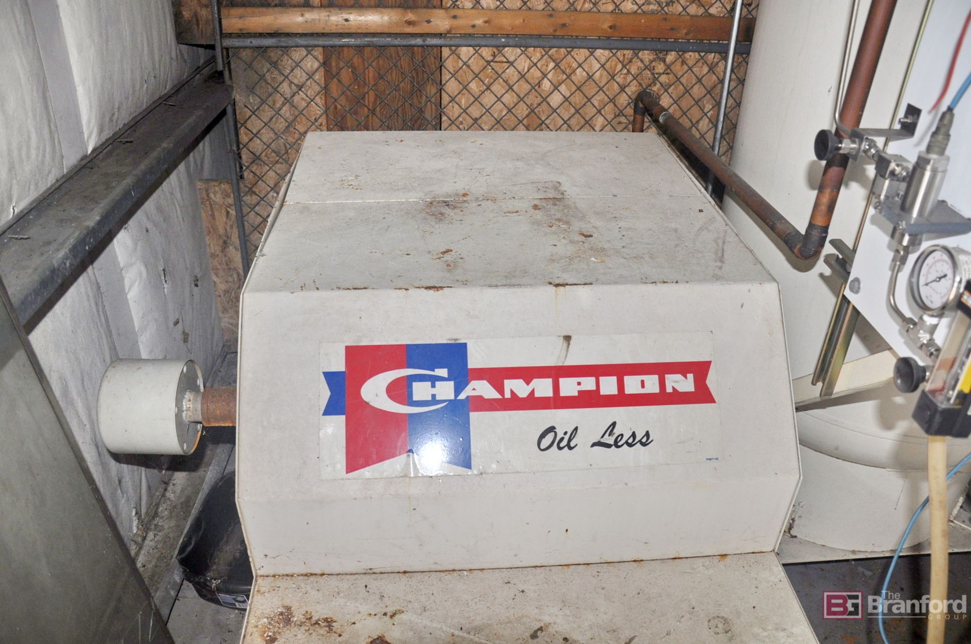 (2) Champion oil free compressors w/ 250-gallon ballast tank - Image 3 of 13