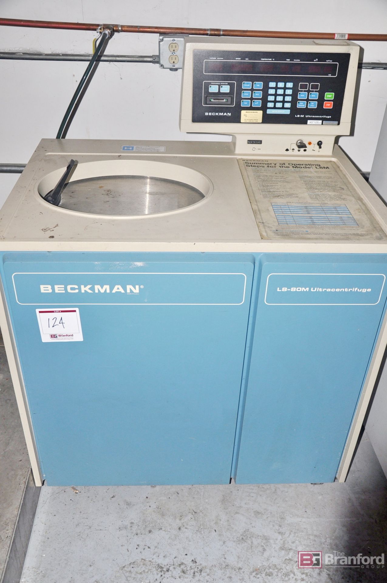 Beckman MOD#L8-80M Ultracentrifuge