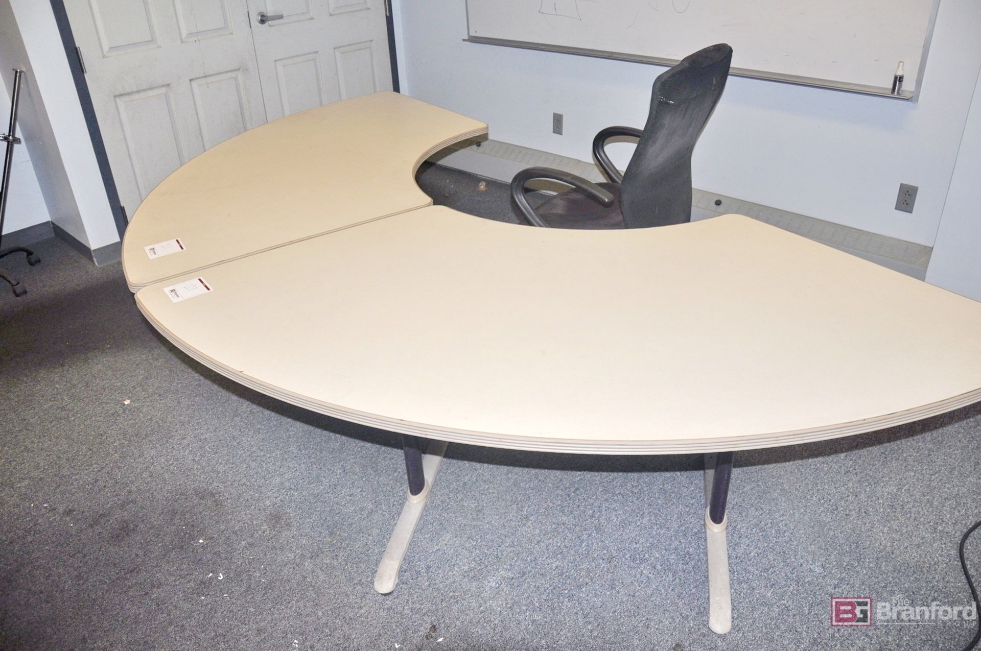 (2) Curved tables - Image 4 of 4