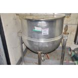 Grogen 100-gallon ss jacketed mixing kettle