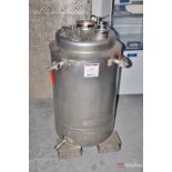 Stainless steel 30-Gallon jacketed tank