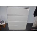 Hon 4-drawer horizontal filing cabinet