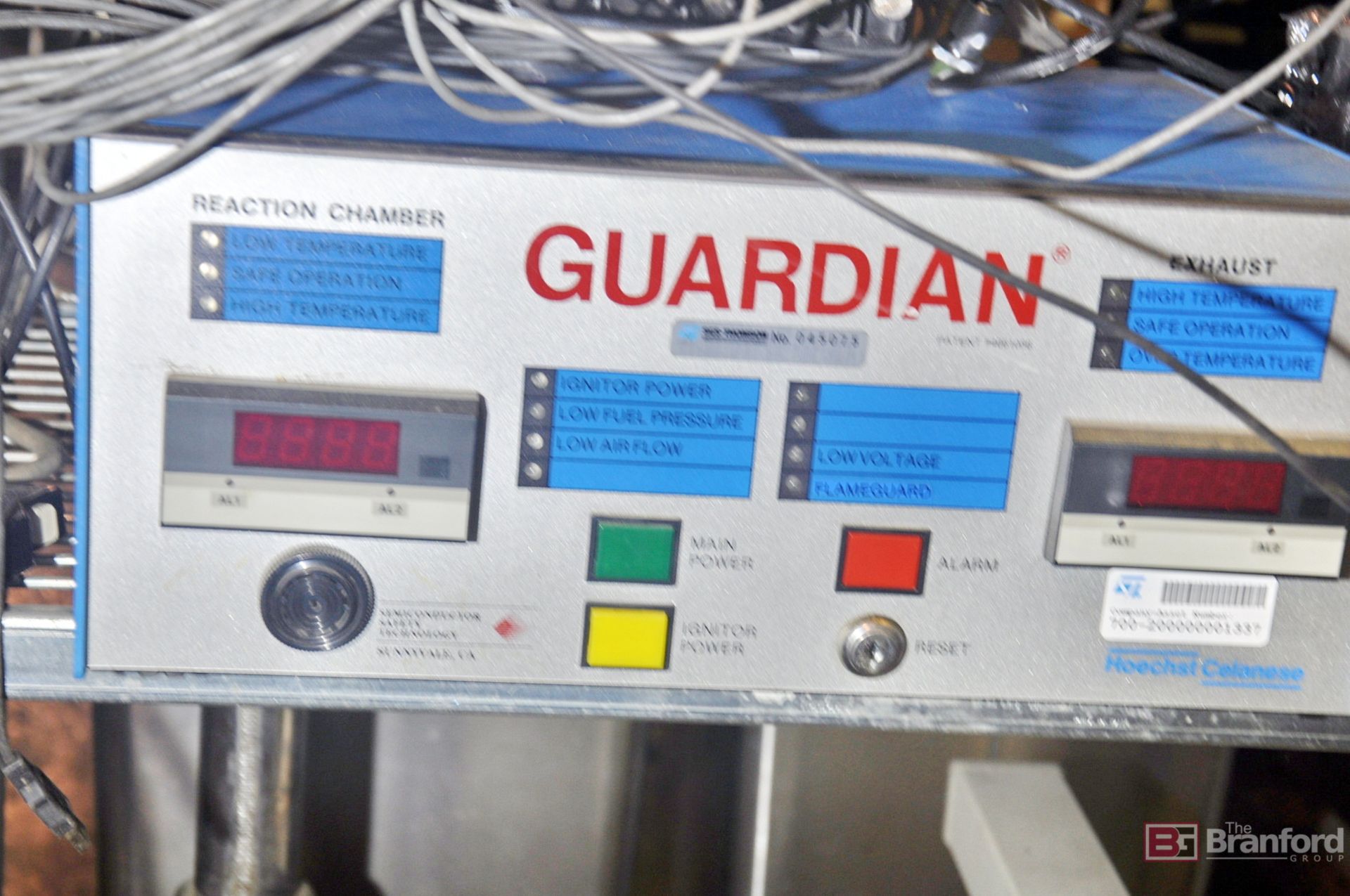 Hoechst Celanese Guardian reactor & exhaust gas monitor system - Image 3 of 8