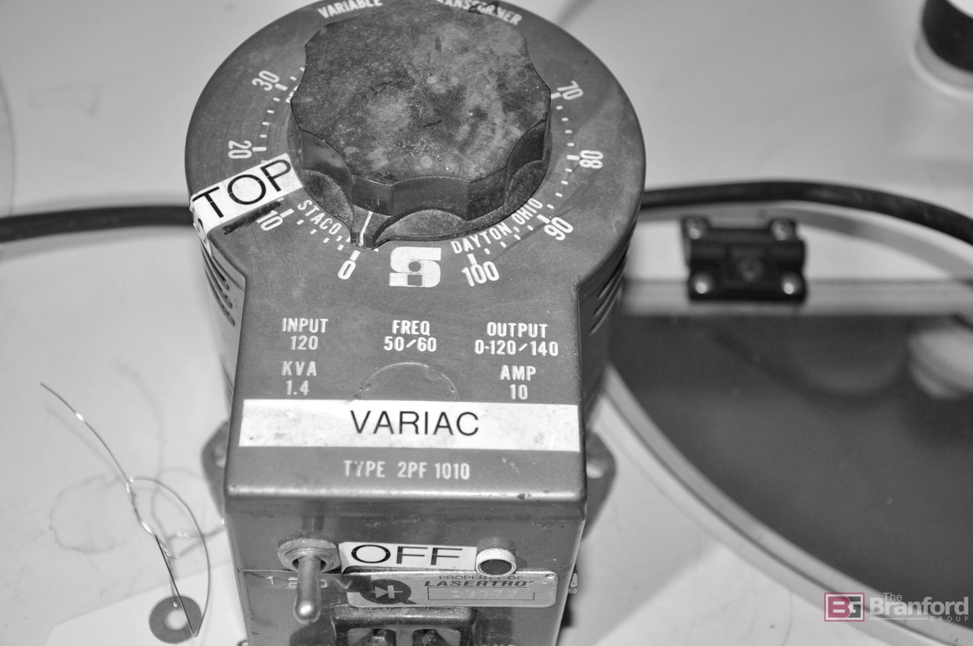 Variac type 2PF 1010, 1.4 KVA - Image 2 of 2