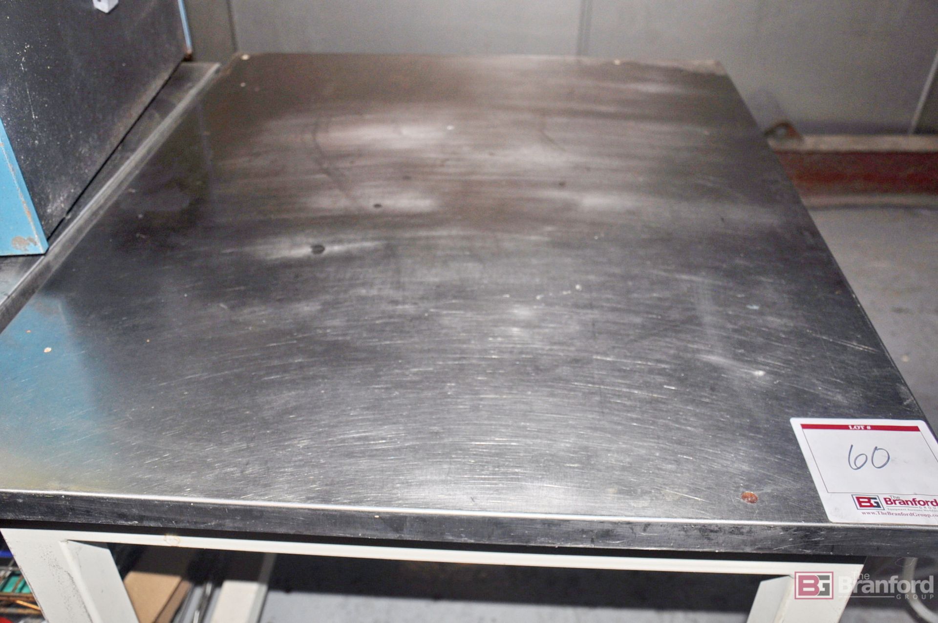 Stainless steel top powder coated table - Image 4 of 4