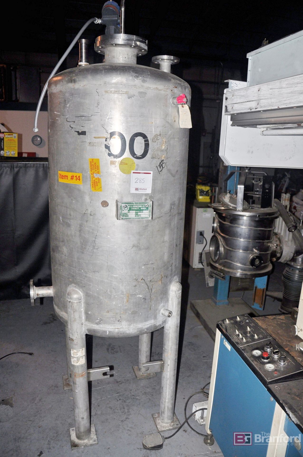 100-Gallon Stainless Steel PX engineering Tank