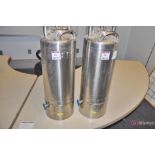 (2) Millipore 20L pressure tanks