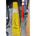 (4) Closed for maintenance cones