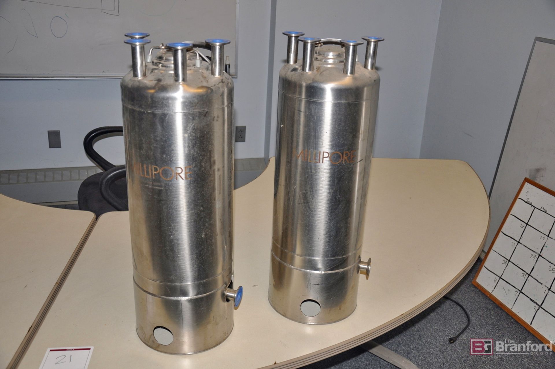 (2) Millipore 20L pressure tanks - Image 3 of 3