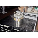 2.5-Gallon stainless steel Challenger 5 epoxy canister