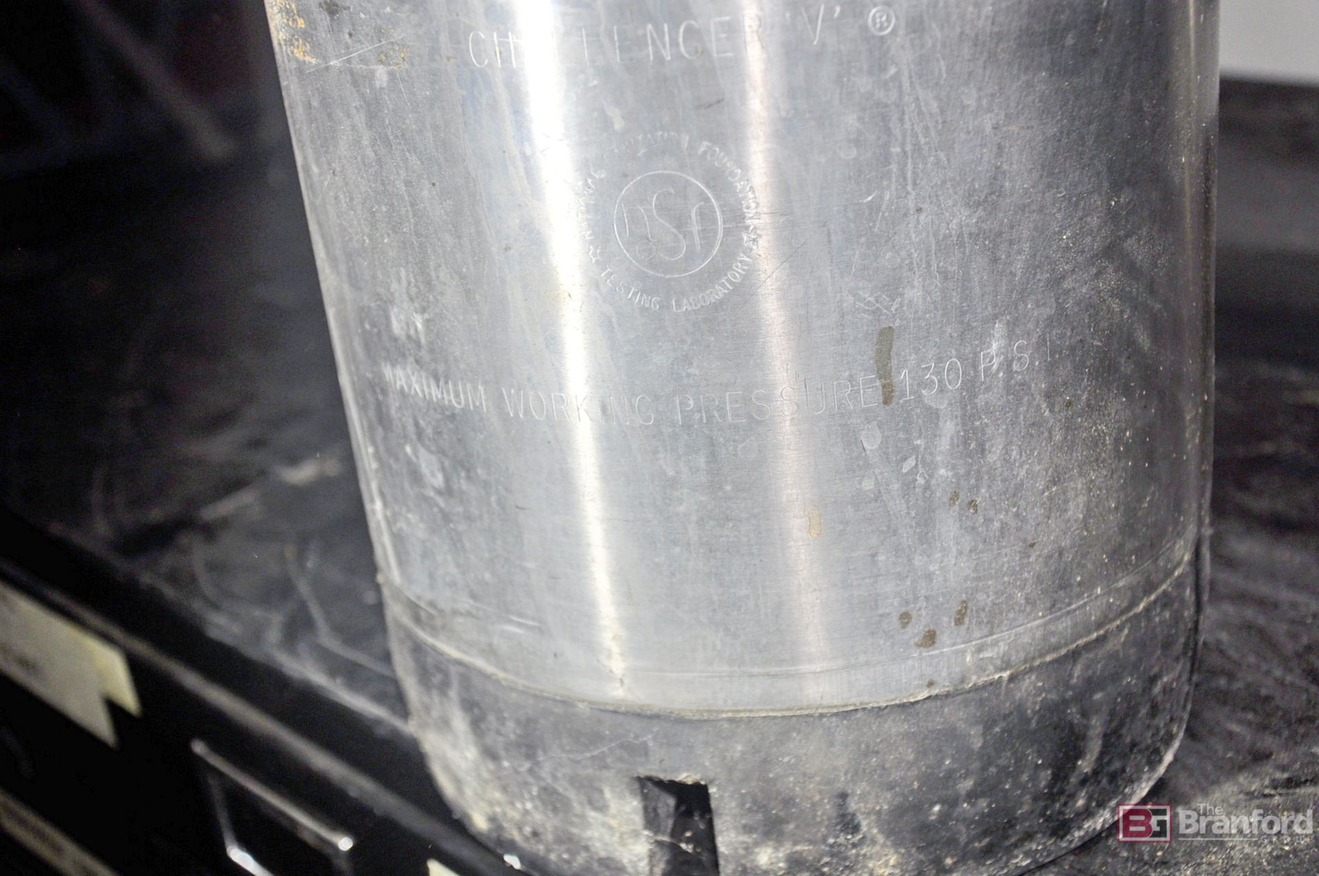 2.5-Gallon stainless steel Challenger 5 epoxy canister - Image 5 of 5