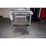 Stainless steel 3-shelf cart