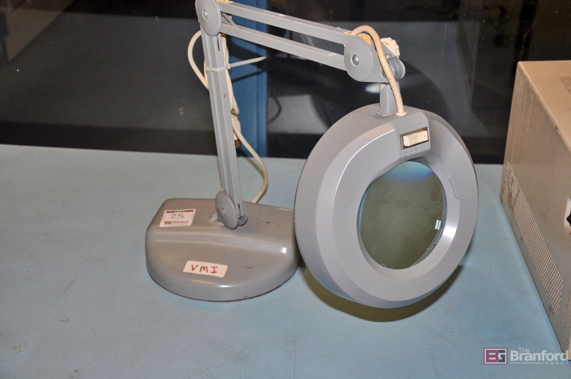 Inspection lamp, Luxo magnifier - Image 2 of 2
