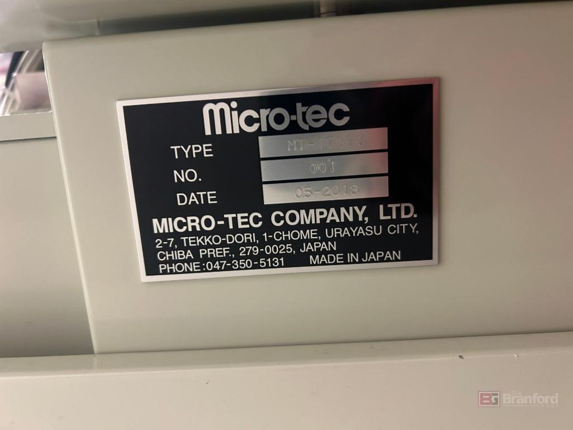 Micro-Tec Model: MT-17077 Automated Screen Printer - Image 8 of 8