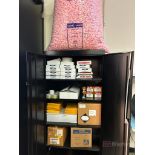 Metal Storage Cabinet w/ Contents