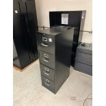 (2) Filing Cabinets w/ Contents, (2) Book Cases