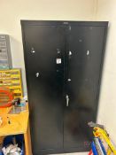 Metal Storage Cabinet w/ Contents