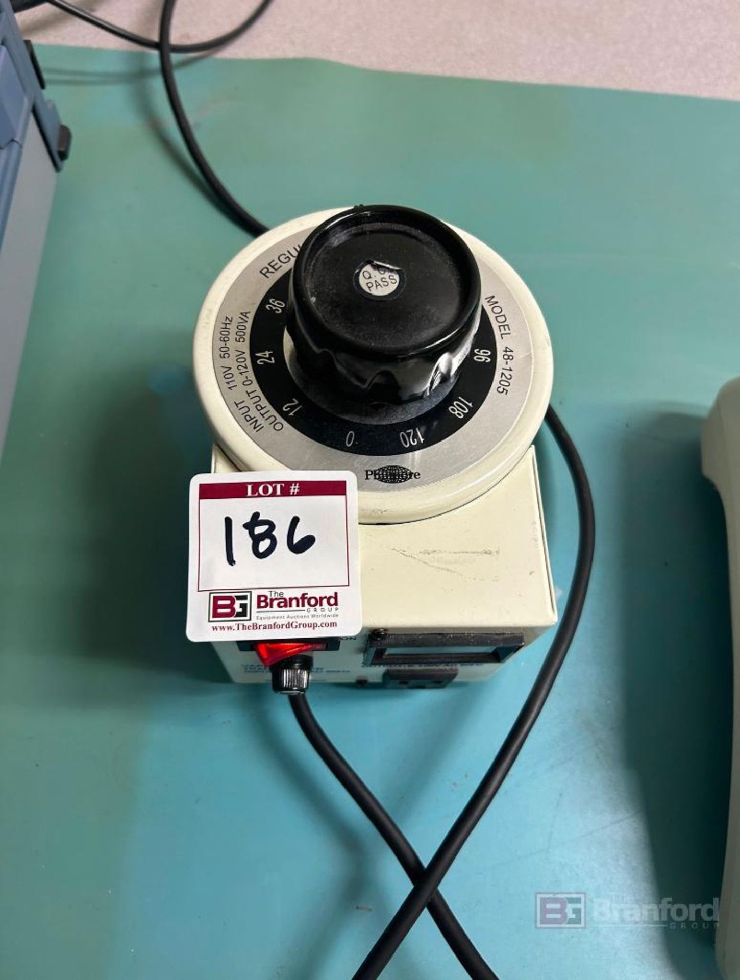 Variac Transformer; Model: 48-1205