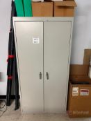 Metal Storage Cabinet w/ Contents
