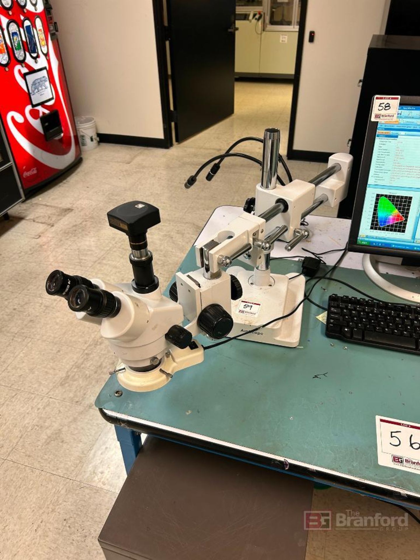 Amscope Stereozoom Microscope w/ Amscope Digital Camera