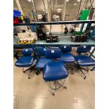 (4) BioFit ESD Lab Chairs on Casters