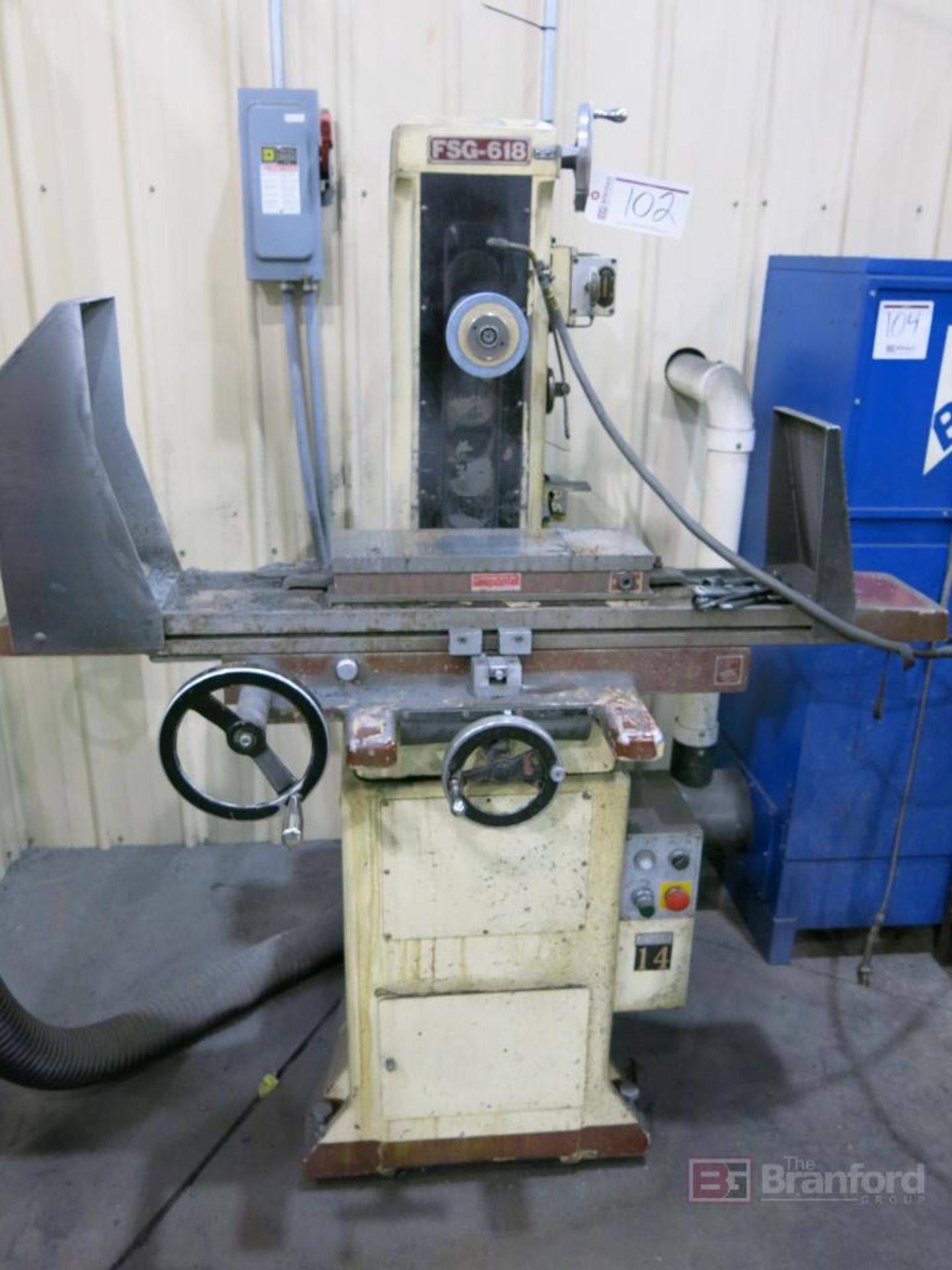 Kent Model FSG-618 Surface Grinder w/ 18" Surburban Tool Magnetic Chuck - Image 2 of 2