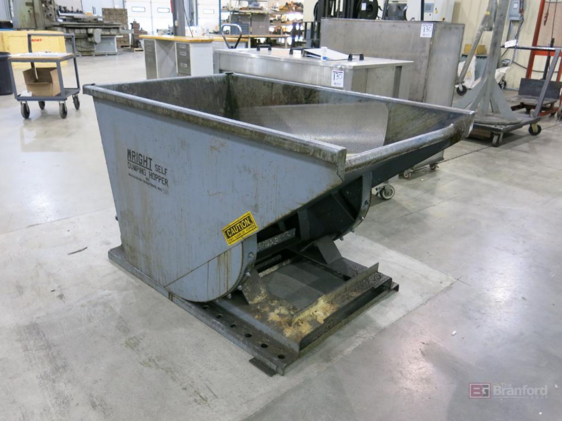 Wright Approx. 1/2-Yard Cap. Forklift Mount Self Dumping Hopper - Image 2 of 2