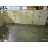 (9) 2-Door Metal Cabinets