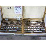 (2) .05" to 4" Gauge Block Sets