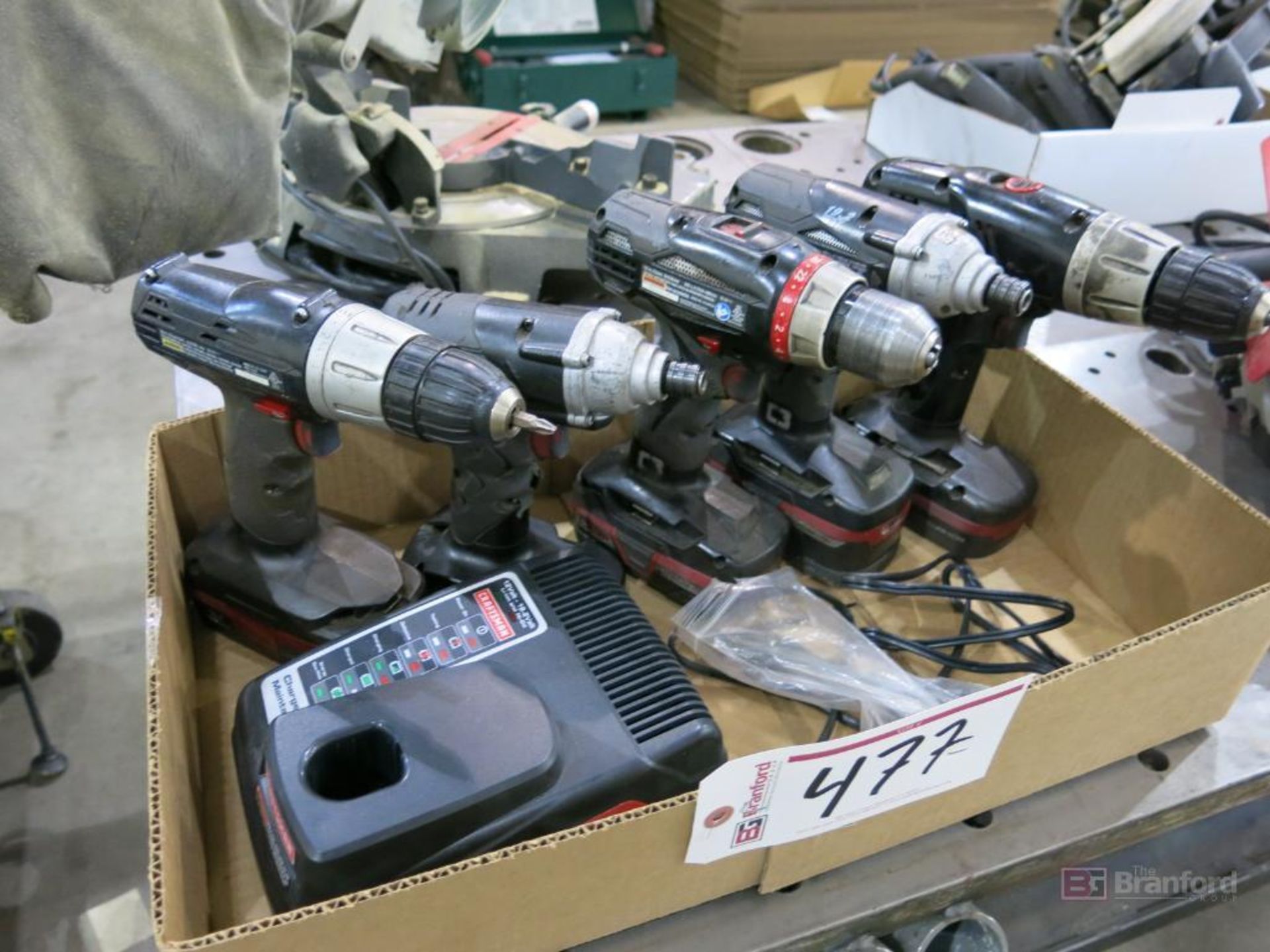 Lot of Craftsman 19.2V Battery Powered Drills & Nut Drivers